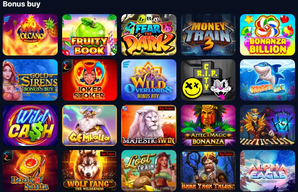 1Win Casino Bonus jogos